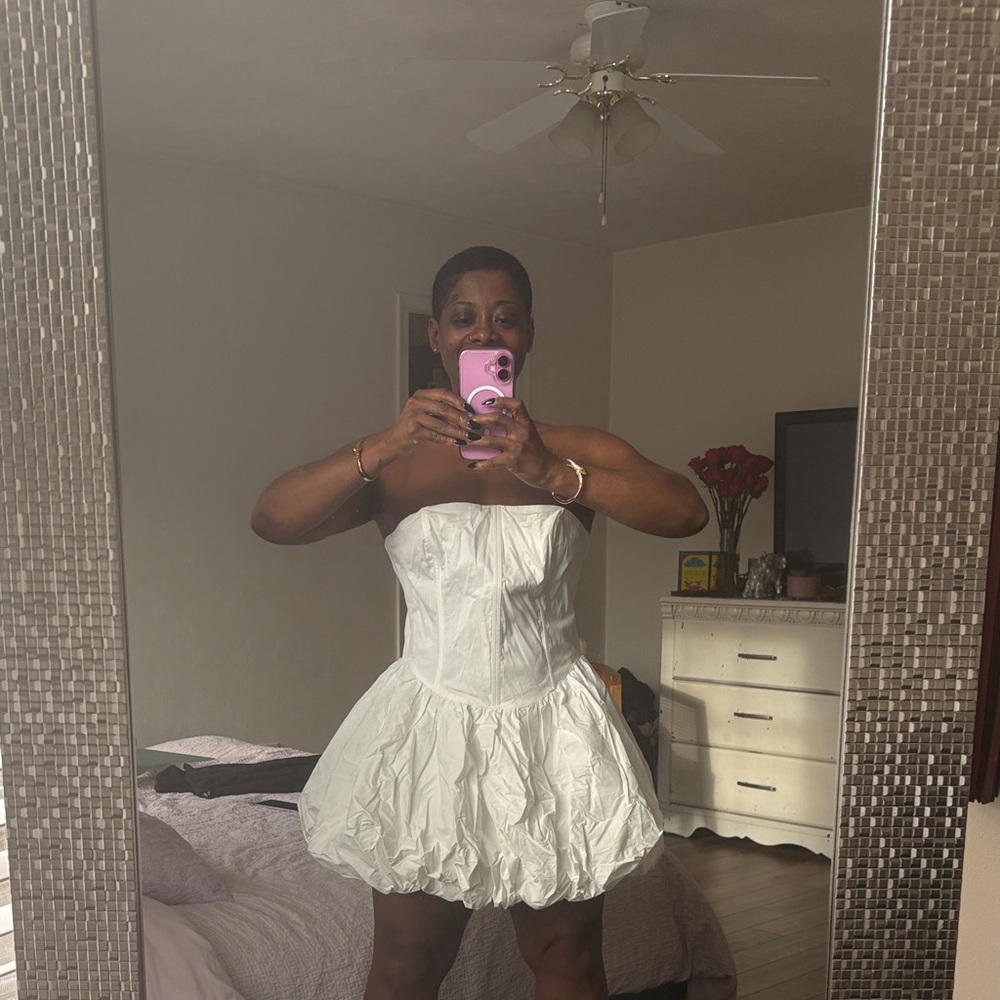 Fashion Nova White Mini Dress